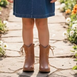 Copper Key Girls' Howwdy Leather Western Inspired